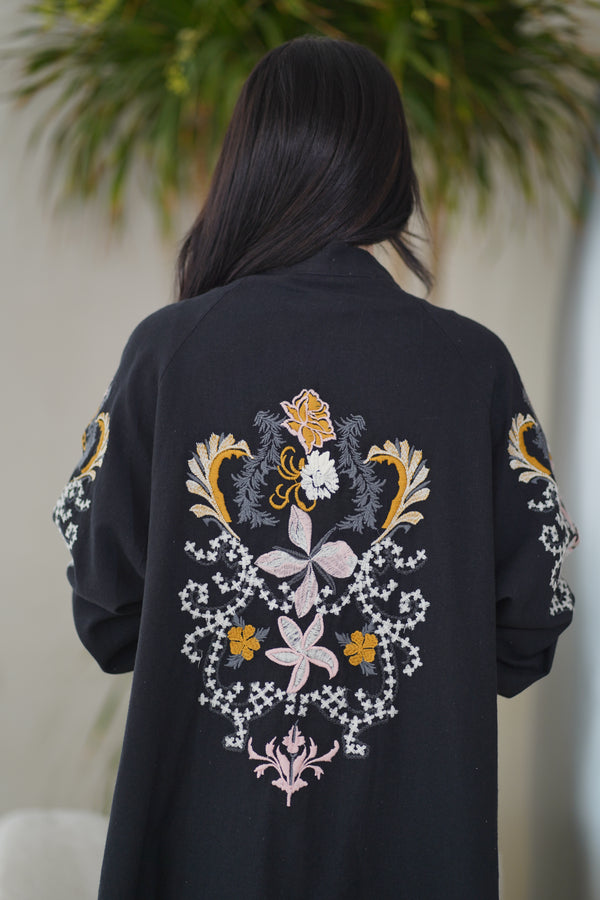 Whisper Thread Embroidery Cardigan