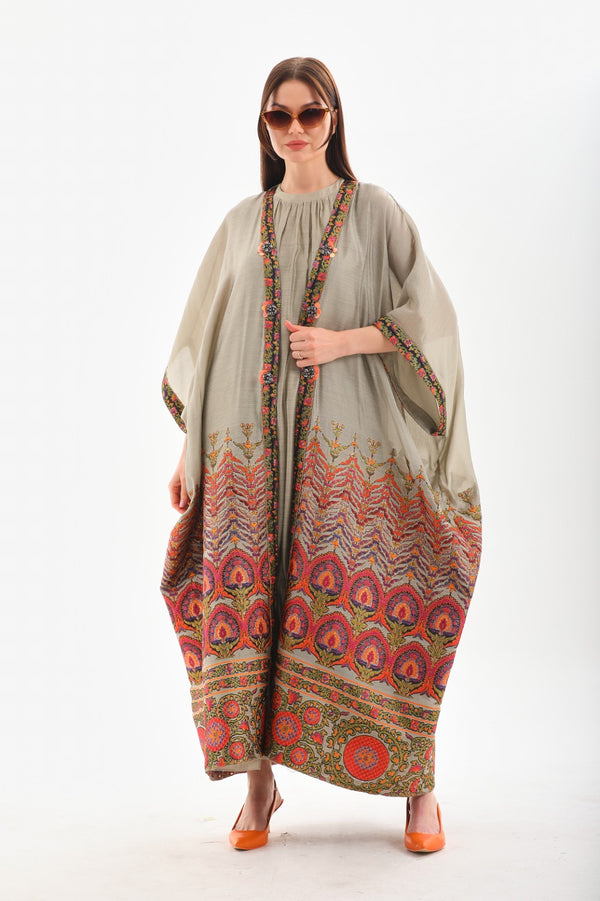 2-Piece Boho Printed Kaftan Set