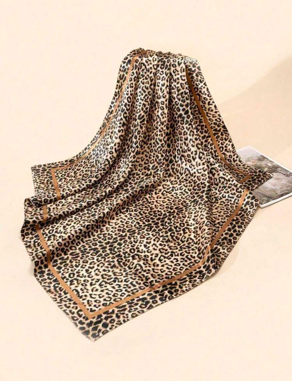 Luxury Silk Tiger Scarf – Bold & Elegant Statement