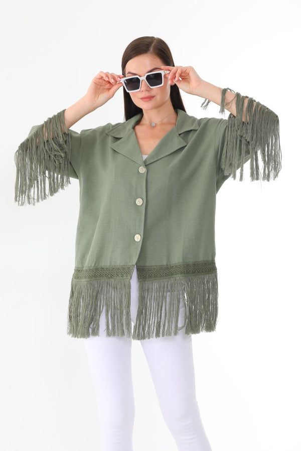 Fringes style shirt