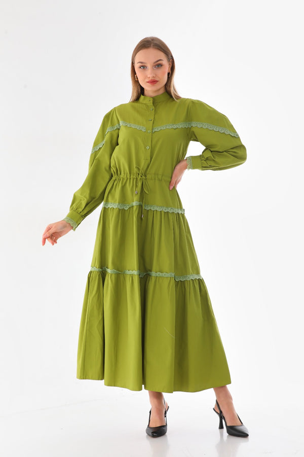Summer dress with lace layers Ni